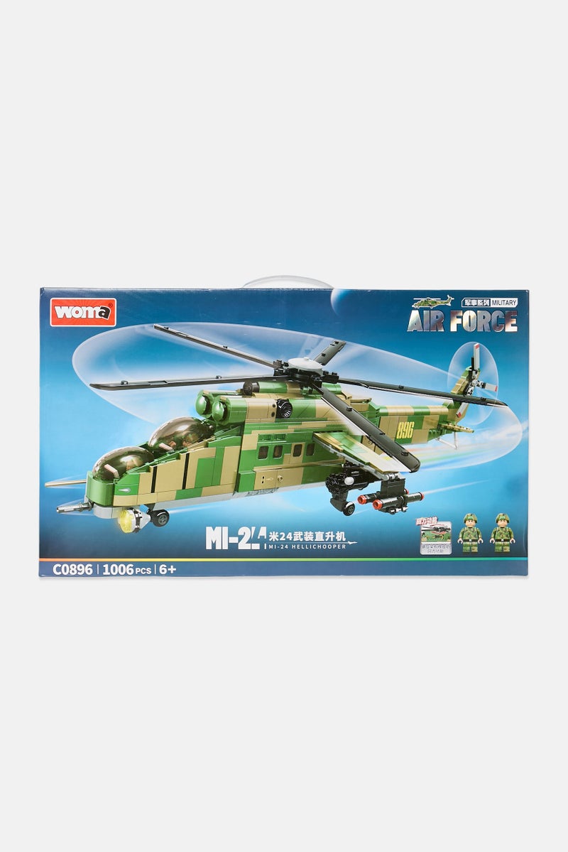 Woma Toys Military Air Force MI-24 Hellichooper Building Set - Image 1